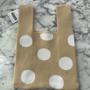 Giordano Tan Polka Dot Tote Bag